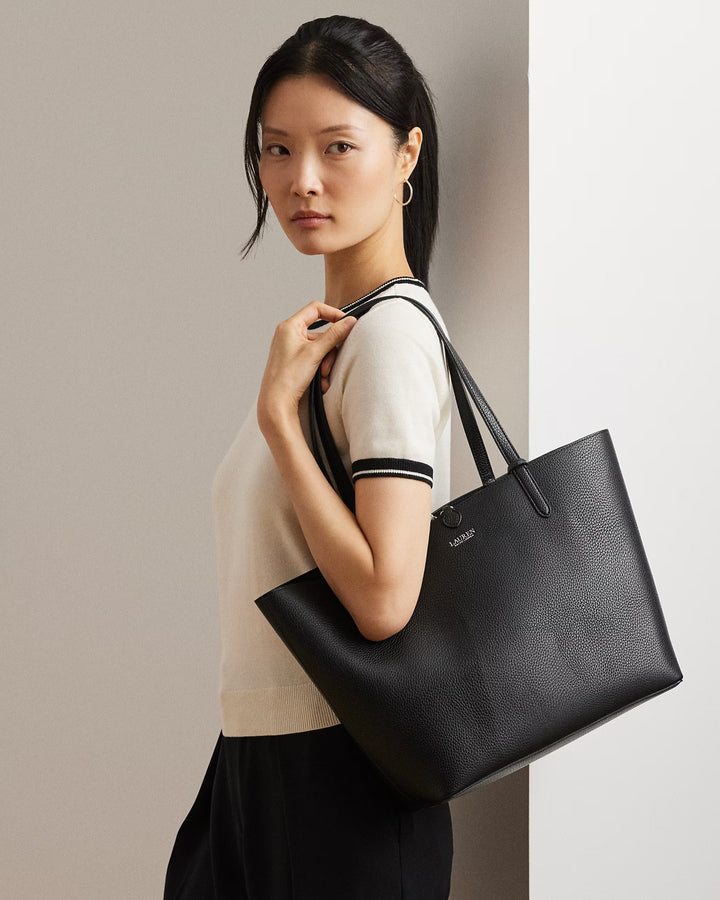 Ralph Lauren Striped Large Reversible Tote Bag