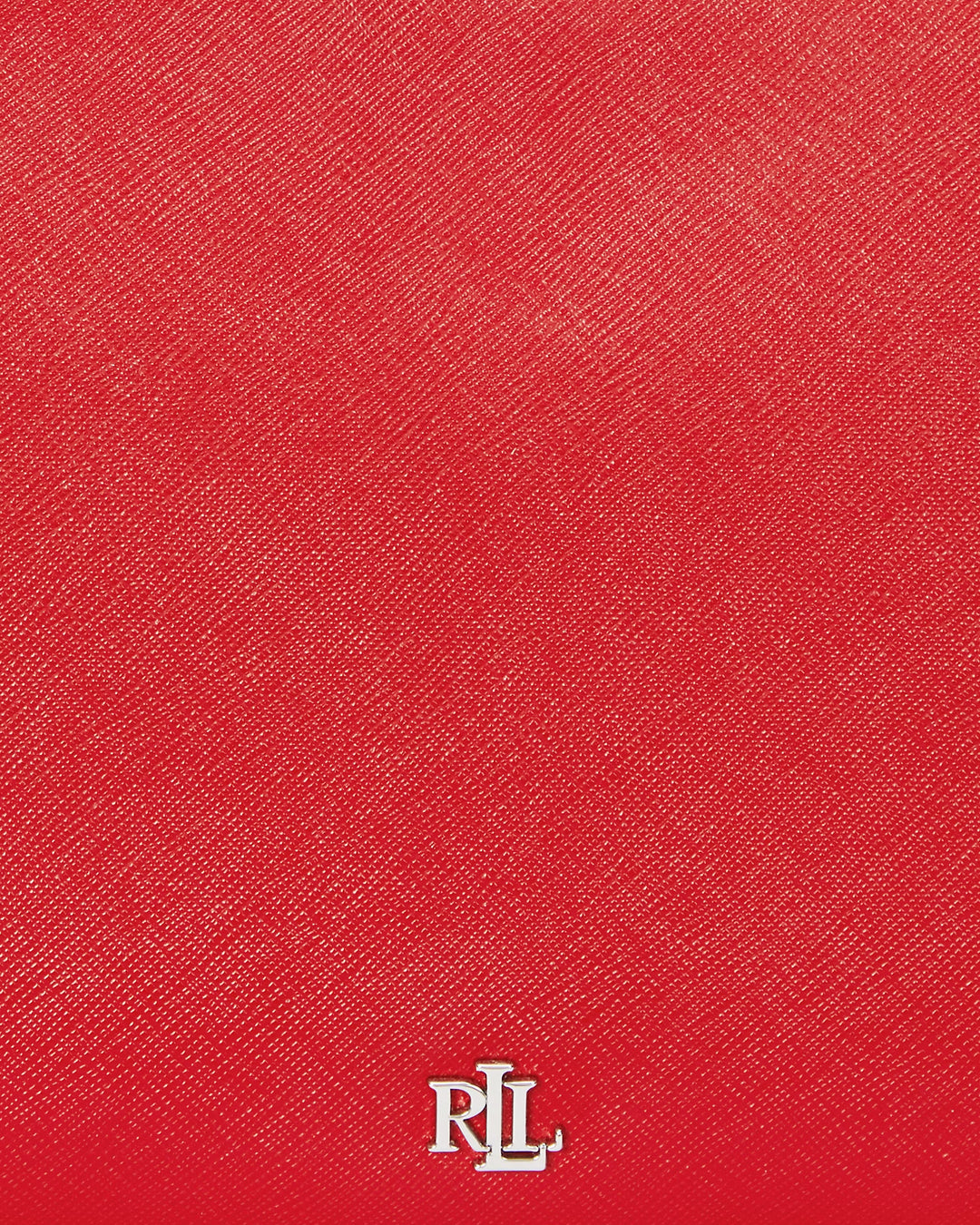 Ralph Lauren Crosshatch Leather Medium Danni Bag