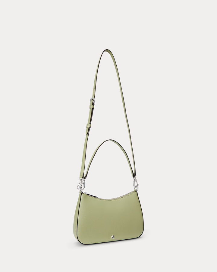 Ralph Lauren Crosshatch Leather Medium Danni Bag