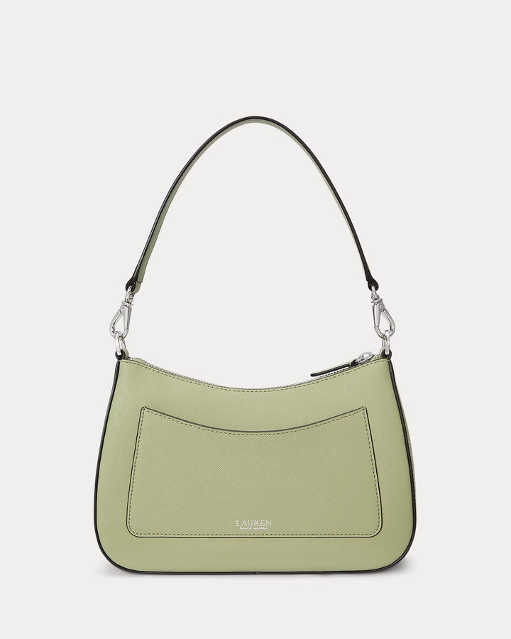 Ralph Lauren Crosshatch Leather Medium Danni Bag