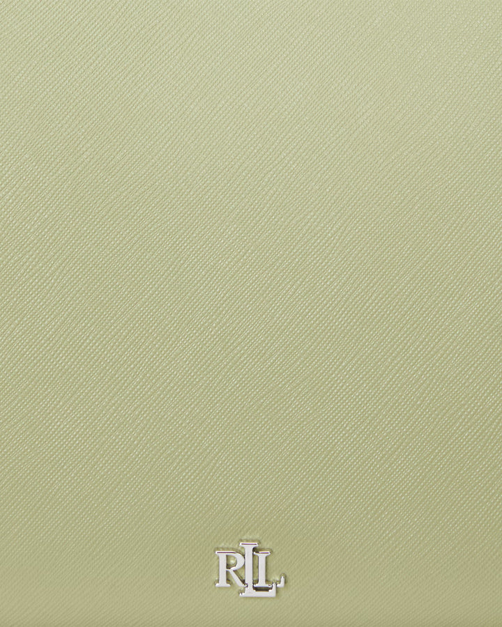 Ralph Lauren Crosshatch Leather Medium Danni Bag