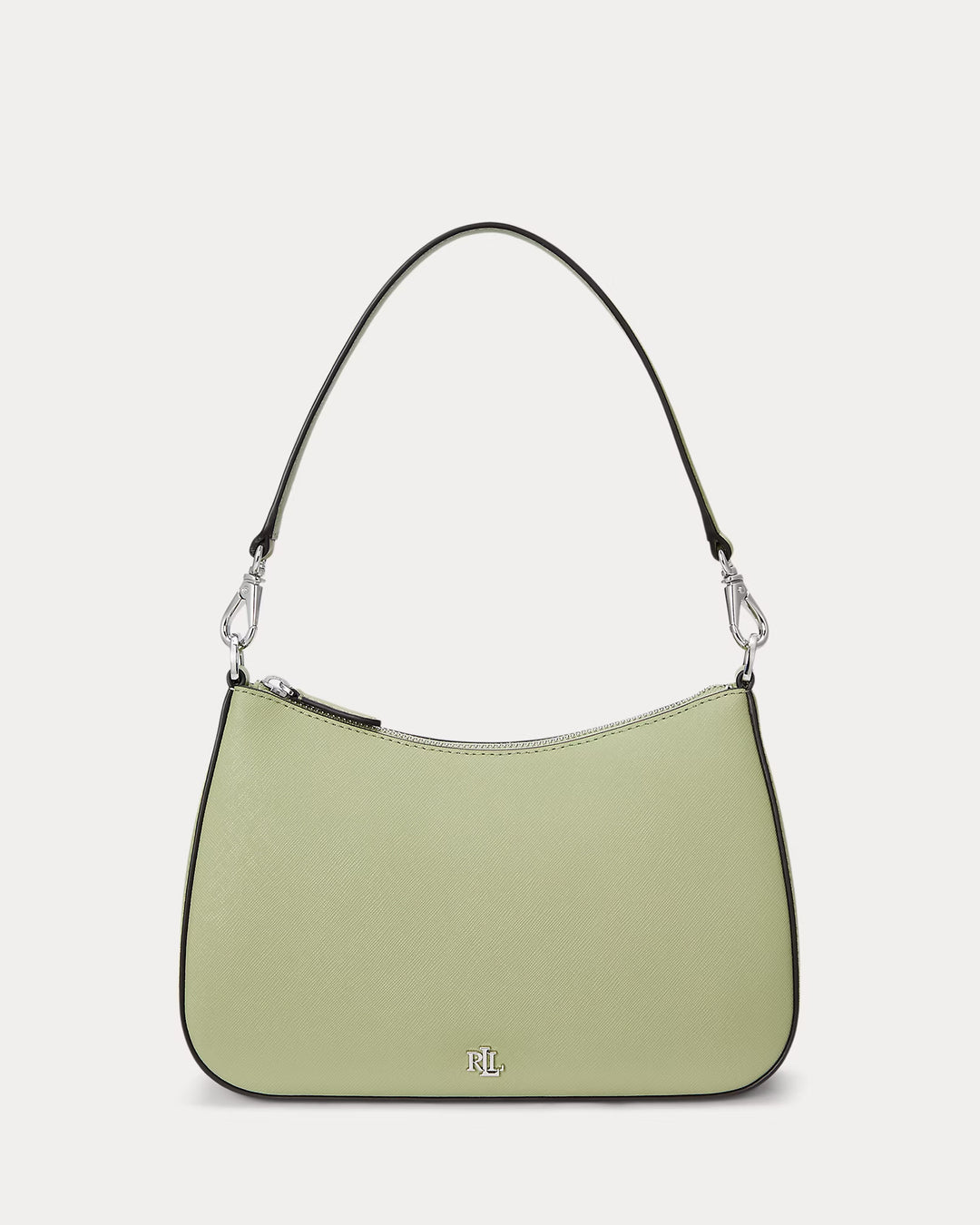 Ralph Lauren Crosshatch Leather Medium Danni Bag