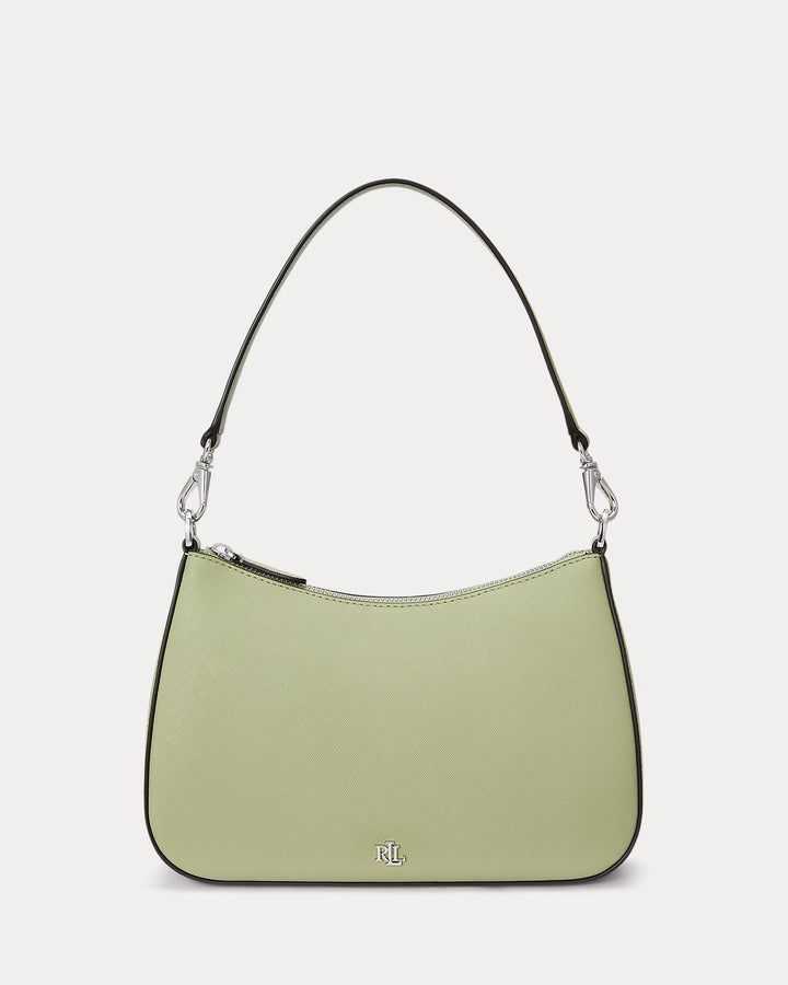 Ralph Lauren Crosshatch Leather Medium Danni Bag