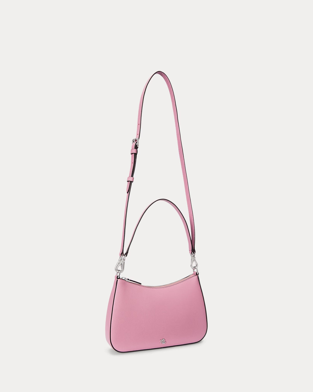 Ralph Lauren Crosshatch Leather Medium Danni Bag