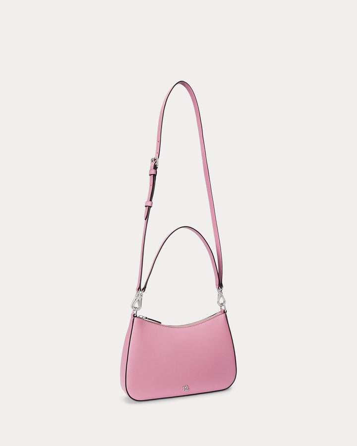 Ralph Lauren Crosshatch Leather Medium Danni Bag