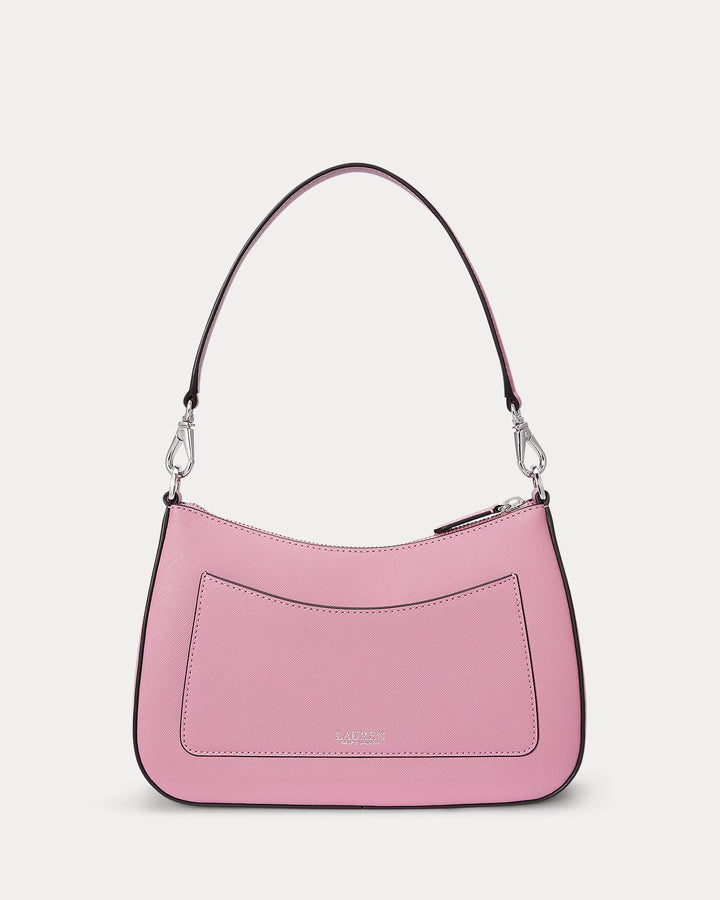 Ralph Lauren Crosshatch Leather Medium Danni Bag