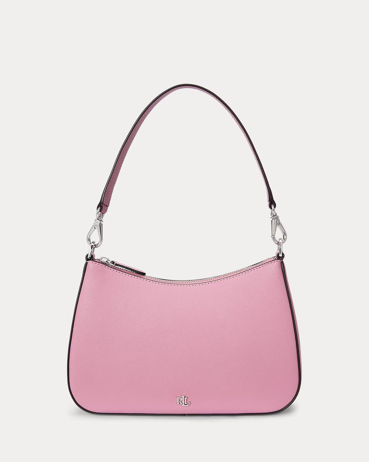 Ralph Lauren Crosshatch Leather Medium Danni Bag