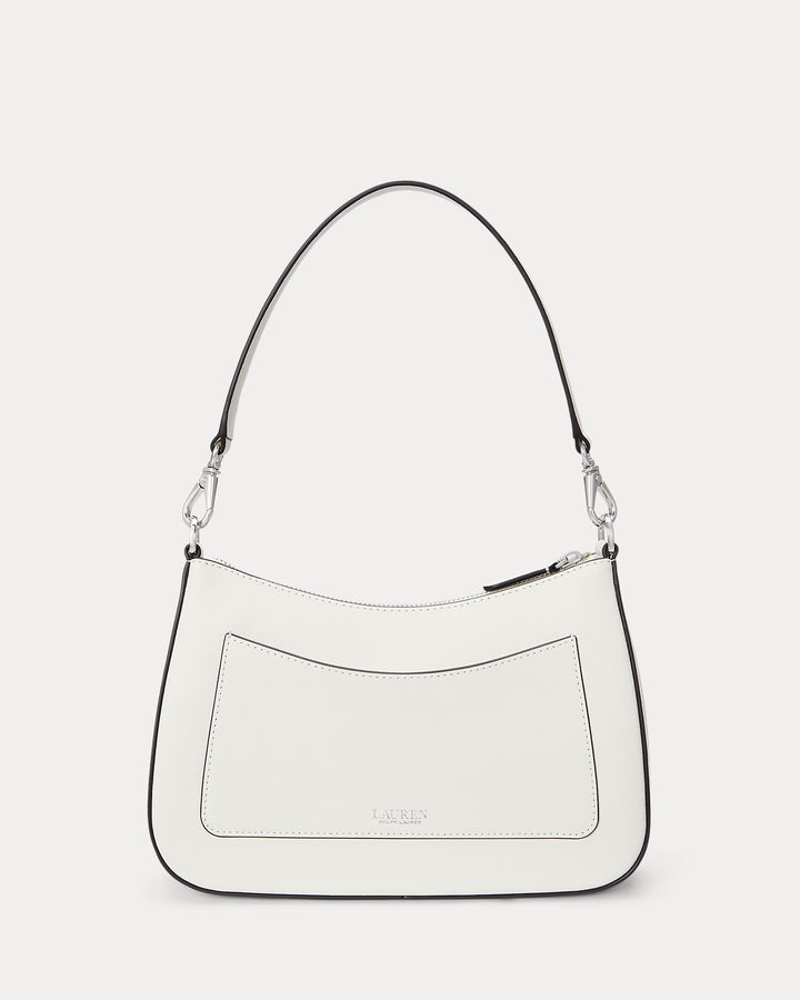 Ralph Lauren Crosshatch Leather Medium Danni Bag