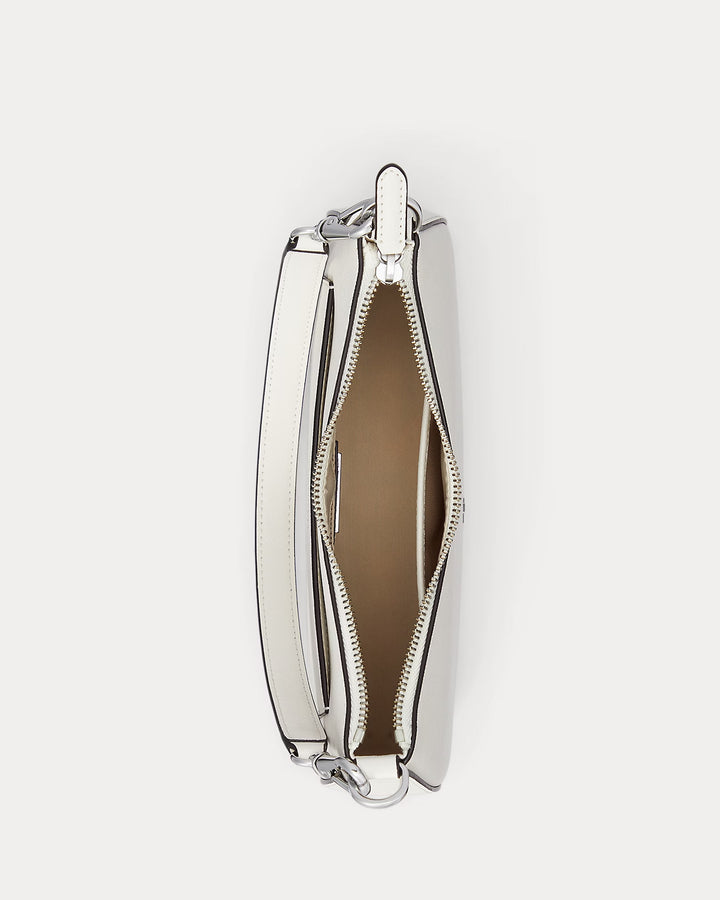 Ralph Lauren Crosshatch Leather Medium Danni Bag