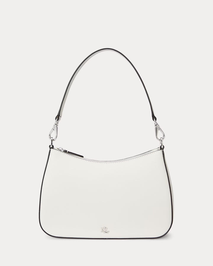 Ralph Lauren Crosshatch Leather Medium Danni Bag