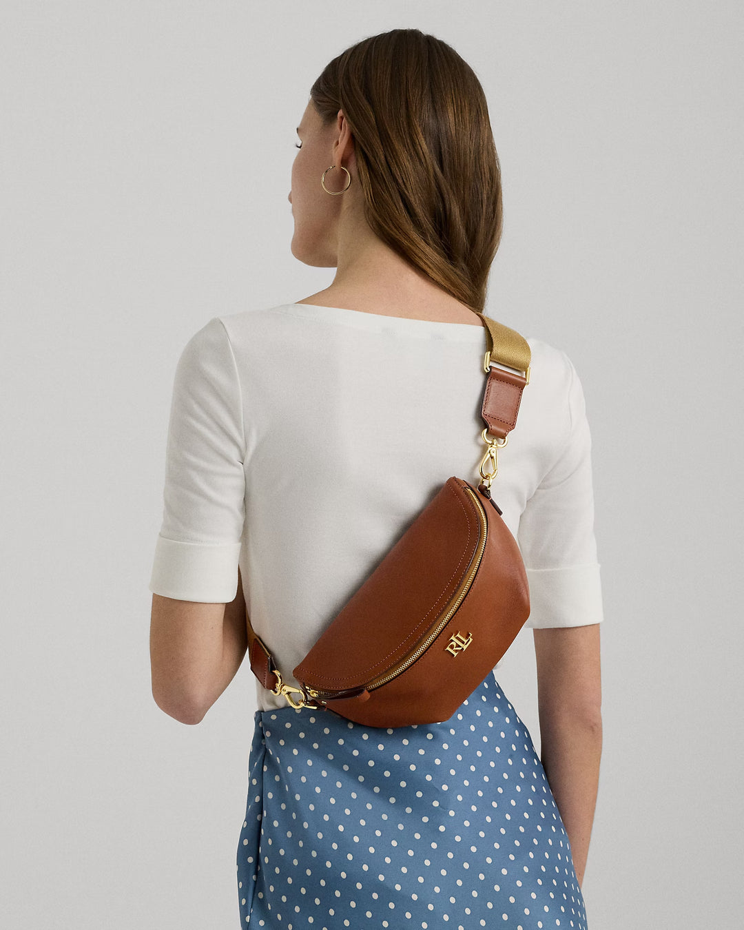 Ralph Lauren Leather Marcy Belt Bag