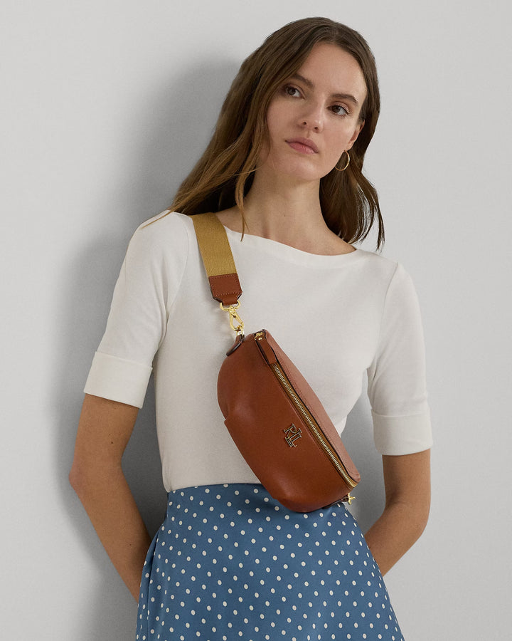 Ralph Lauren Leather Marcy Belt Bag