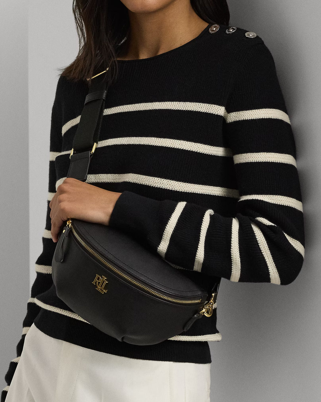 Ralph Lauren Leather Marcy Belt Bag