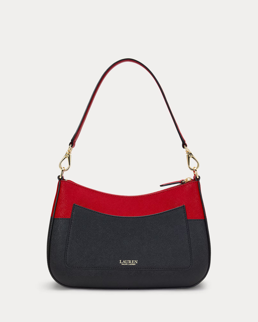 Ralph Lauren Striped Leather Medium Danni Bag