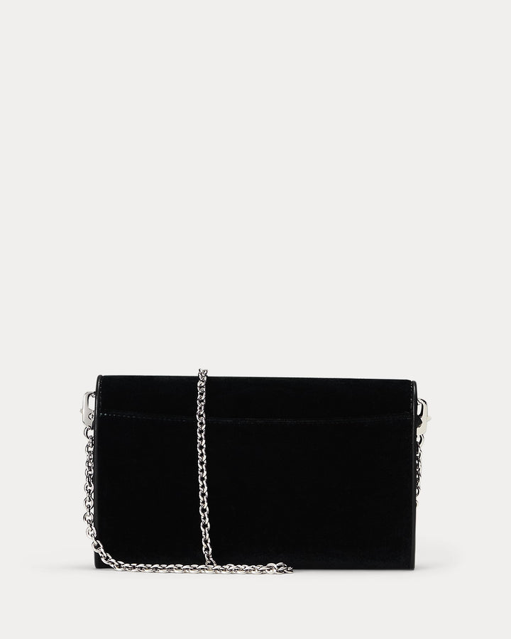 Ralph Lauren Velvet Medium Adair Crossbody
