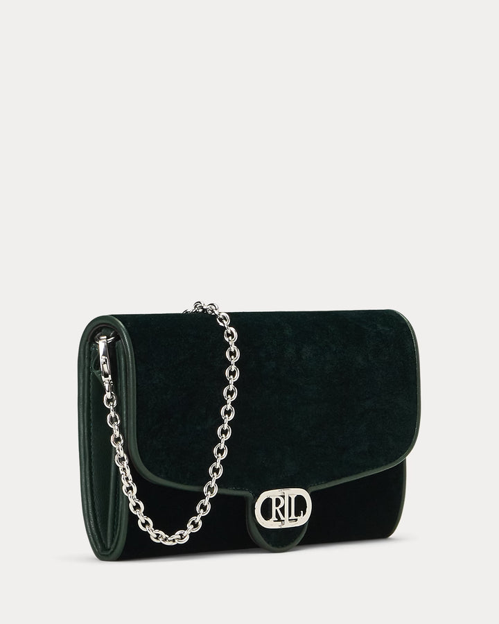 Ralph Lauren Velvet Medium Adair Crossbody