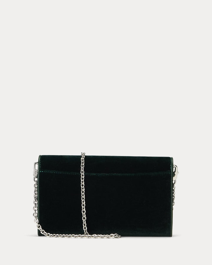 Ralph Lauren Velvet Medium Adair Crossbody