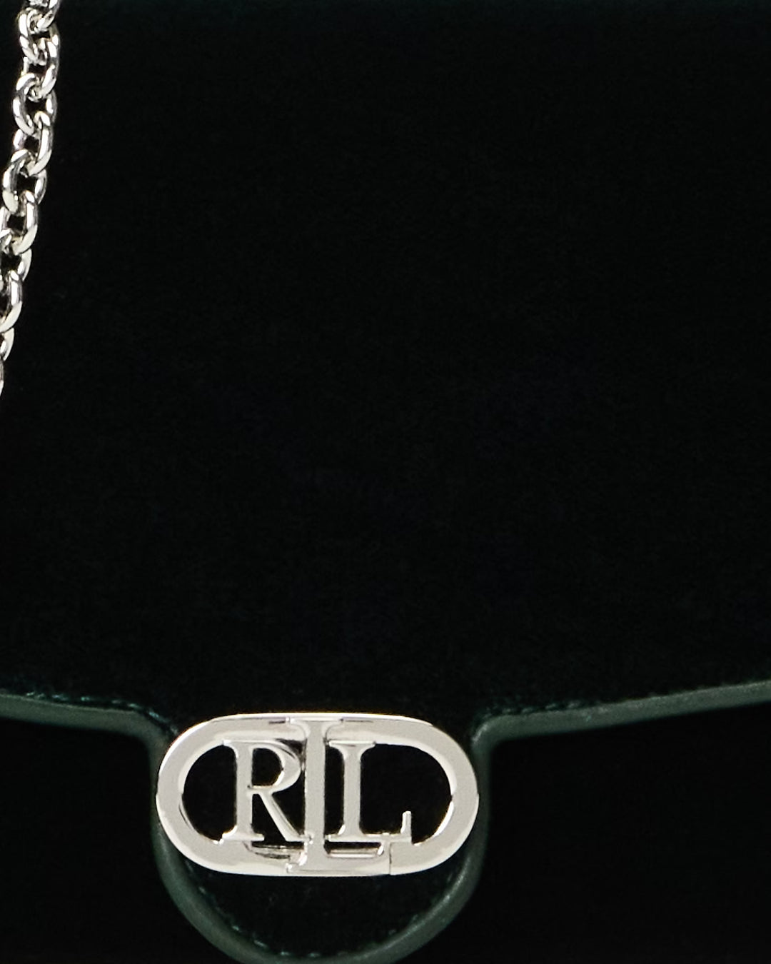 Ralph Lauren Velvet Medium Adair Crossbody