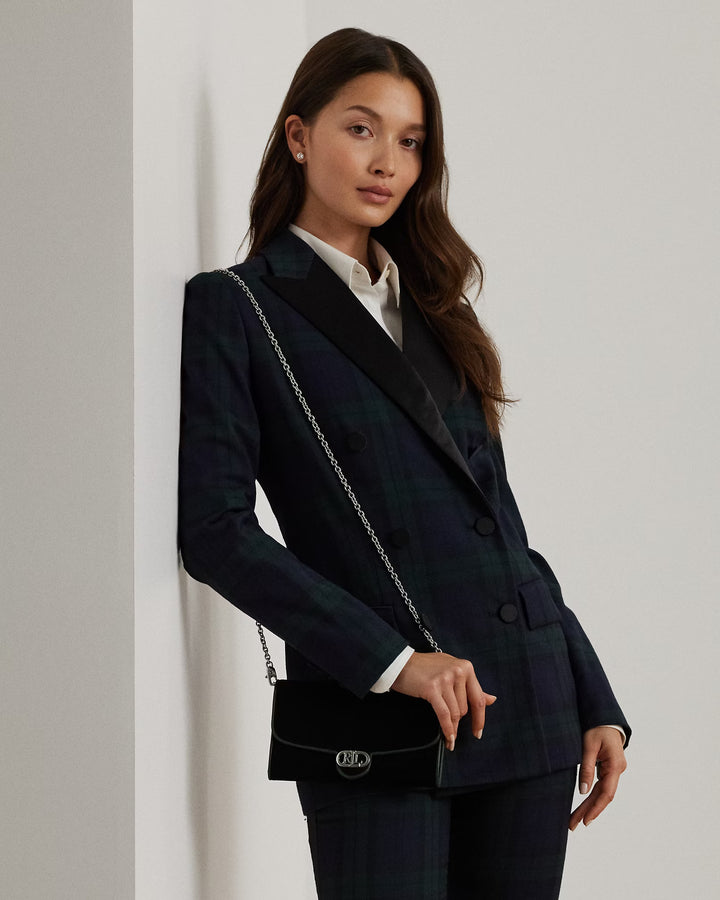 Ralph Lauren Velvet Medium Adair Crossbody