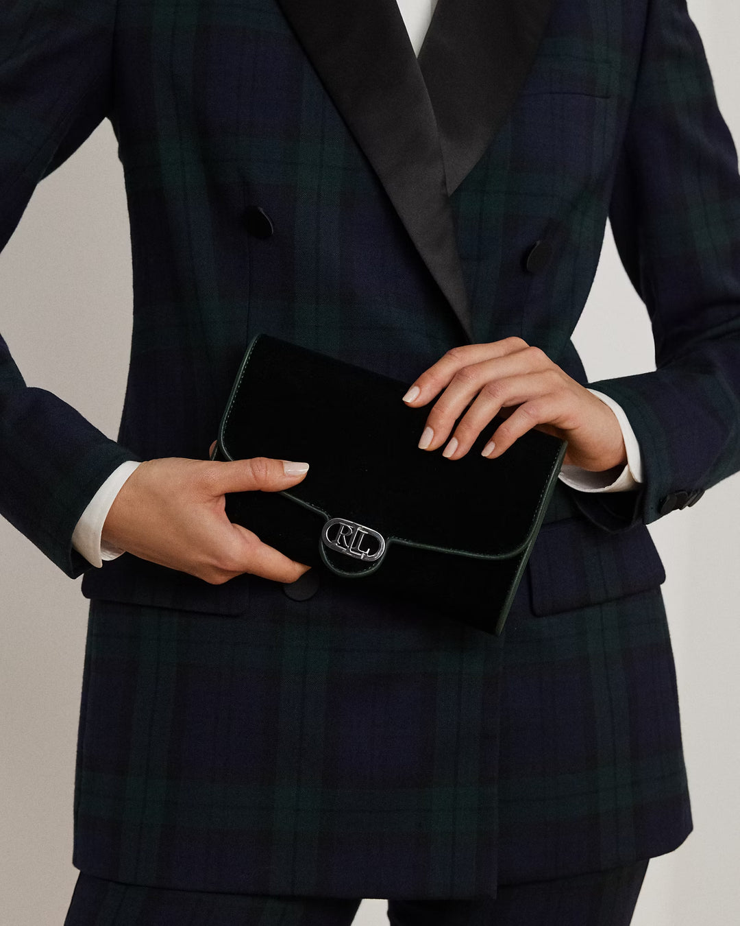 Ralph Lauren Velvet Medium Adair Crossbody