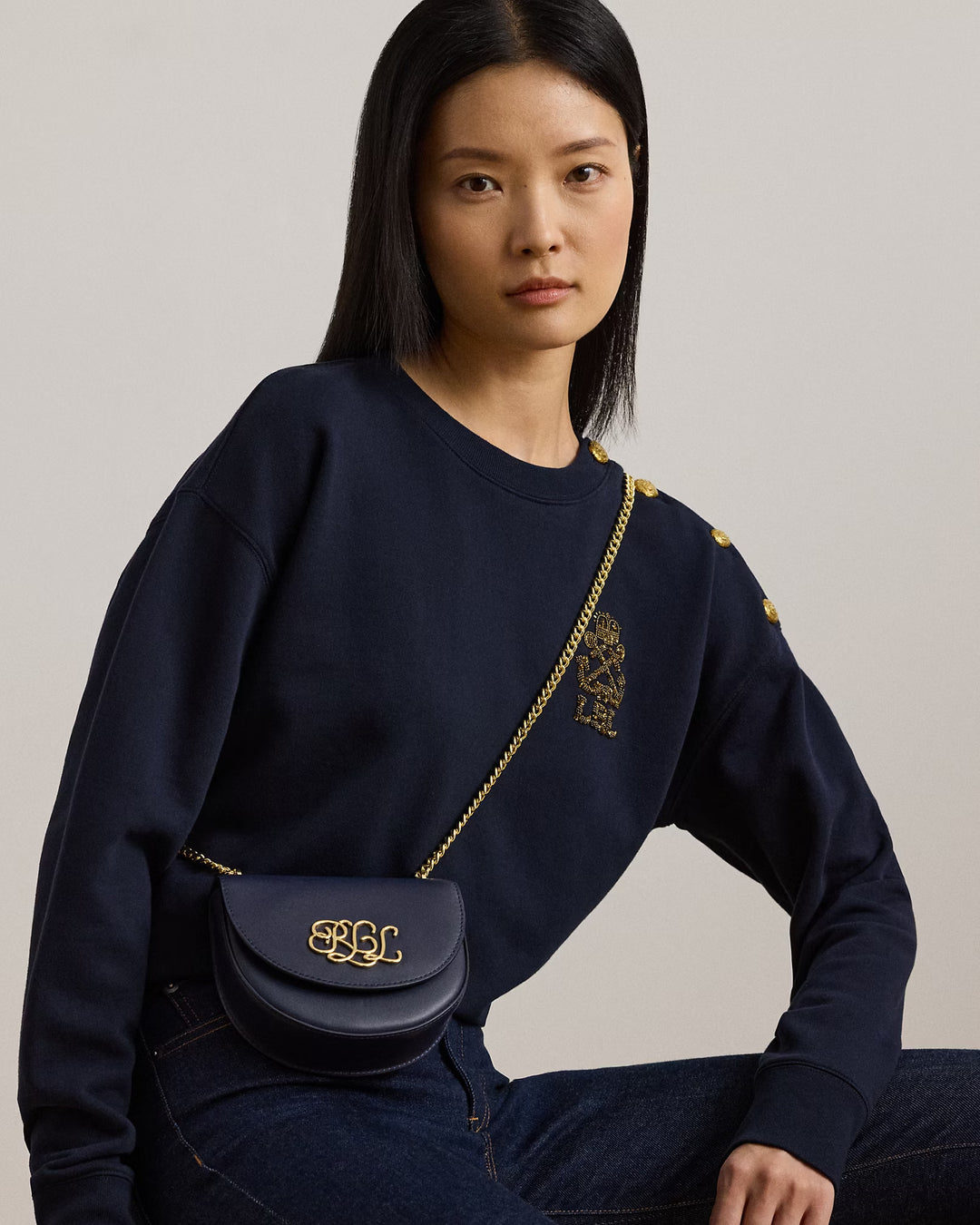 Ralph Lauren Leather Small Witley Crossbody