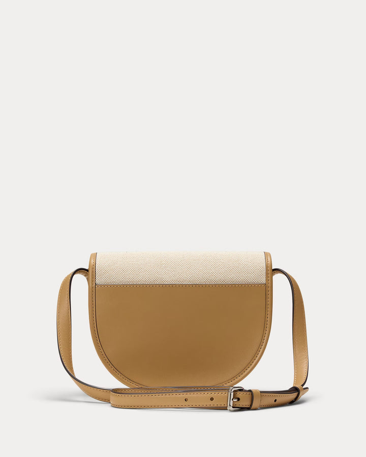 Ralph Lauren Canvas & Leather Medium Witley Crossbody
