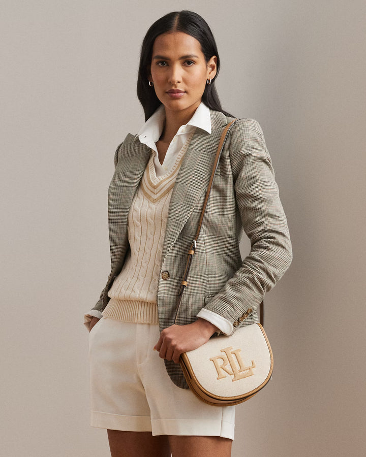 Ralph Lauren Canvas & Leather Medium Witley Crossbody