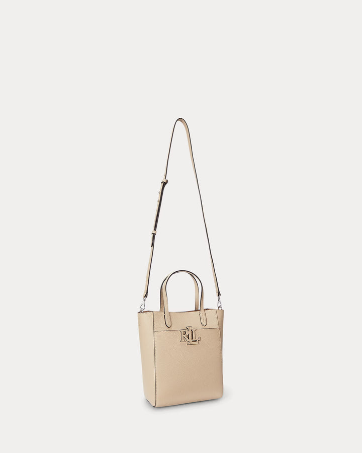 Ralph Lauren Pebbled Leather Small Cameryn Tote Bag