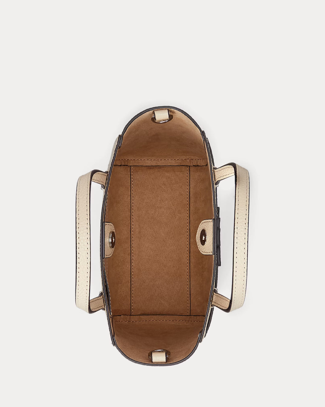 Ralph Lauren Pebbled Leather Small Cameryn Tote Bag