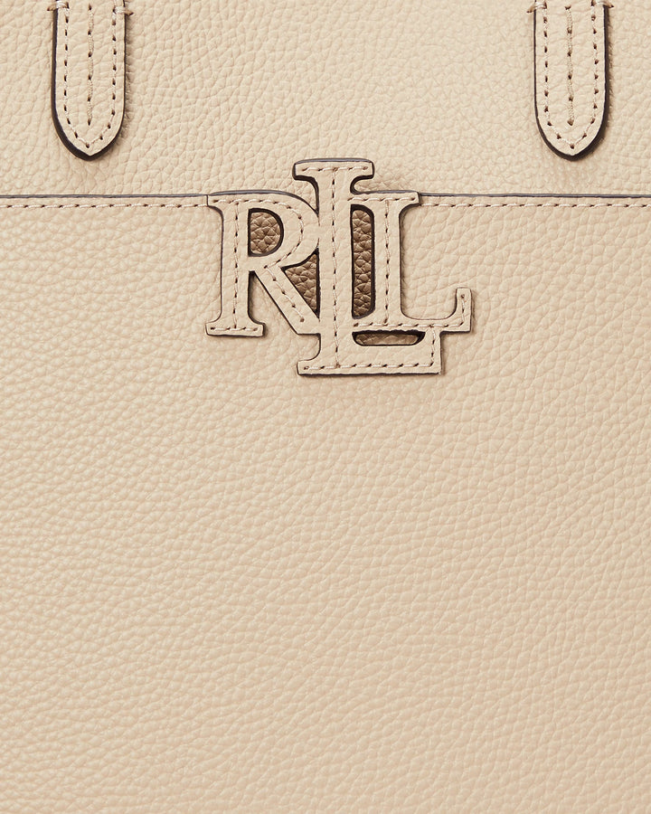 Ralph Lauren Pebbled Leather Small Cameryn Tote Bag
