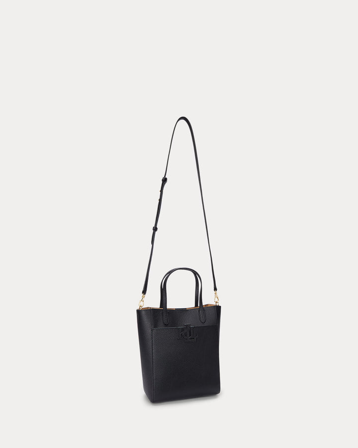 Ralph Lauren Pebbled Leather Small Cameryn Tote Bag