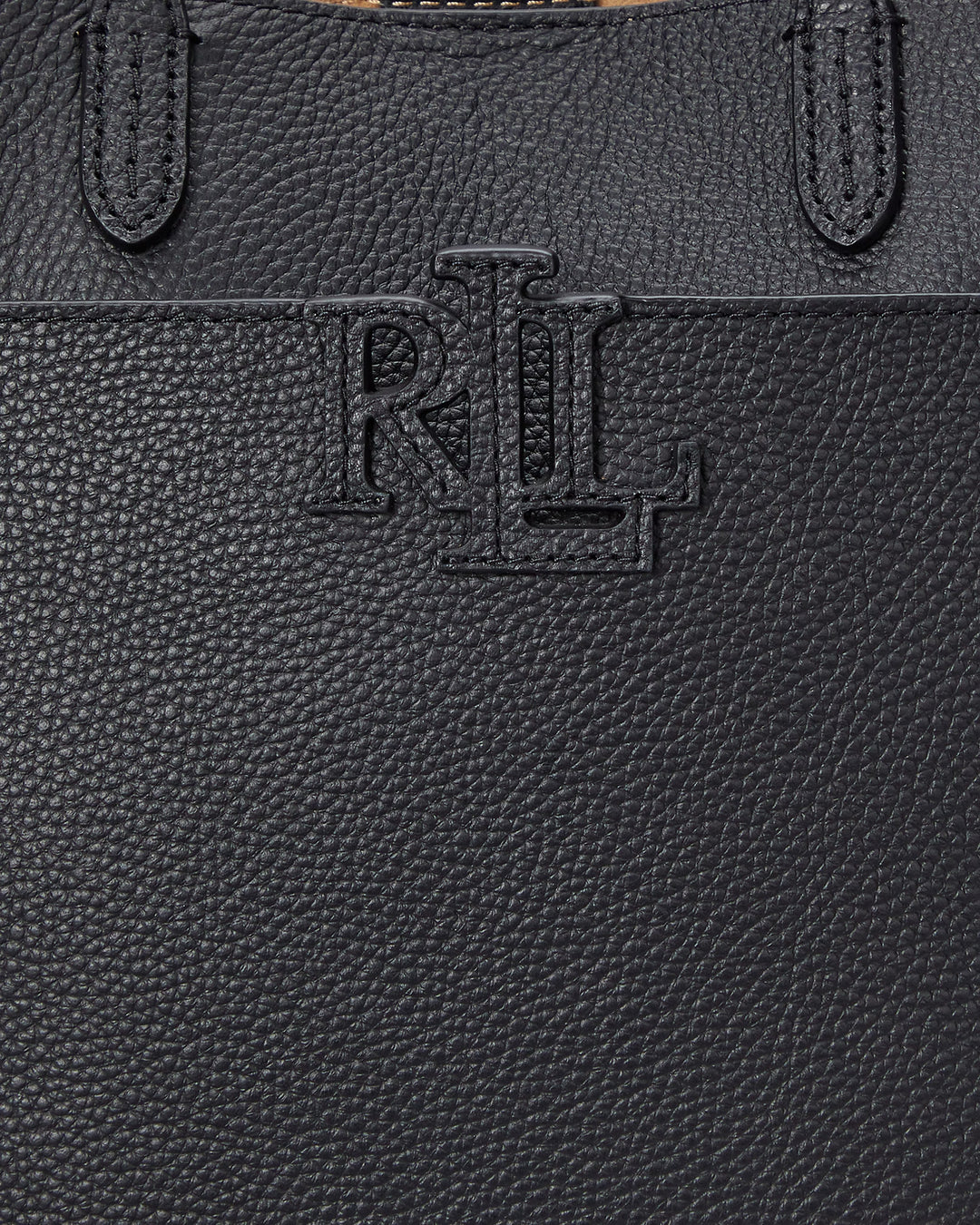 Ralph Lauren Pebbled Leather Small Cameryn Tote Bag