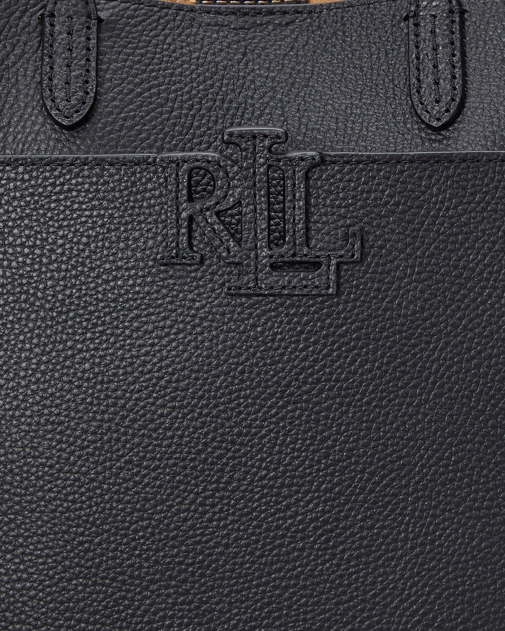 Ralph Lauren Pebbled Leather Small Cameryn Tote Bag