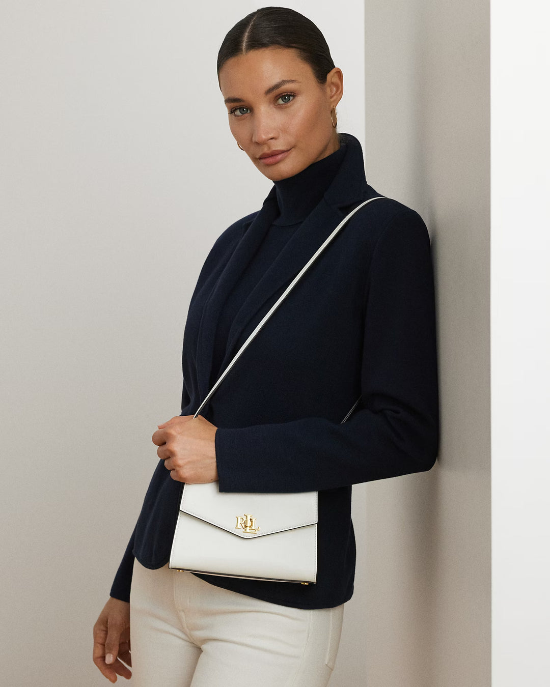 Ralph Lauren Leather Small Farrah Satchel