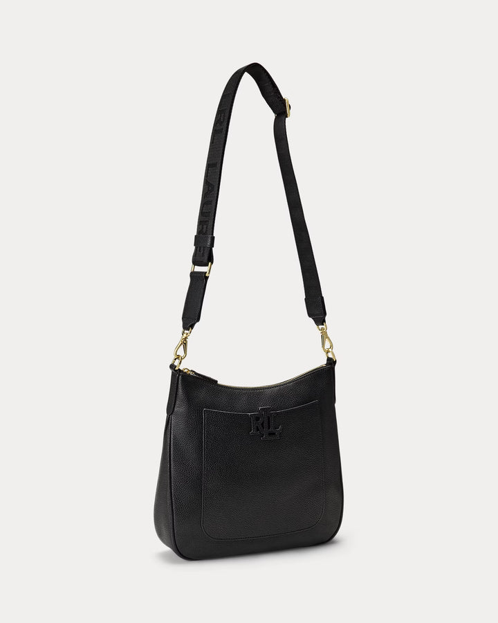 Ralph Lauren Pebbled Leather Large Cameryn Crossbody