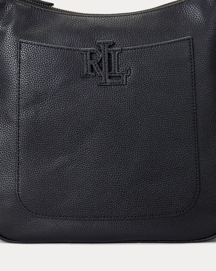 Ralph Lauren Pebbled Leather Large Cameryn Crossbody