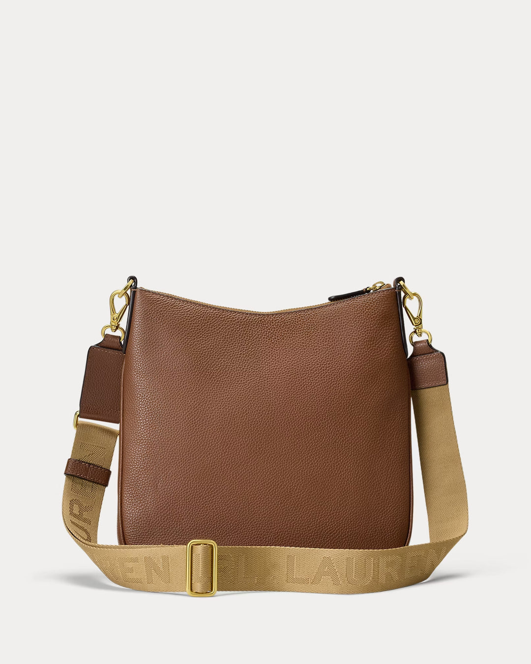 Ralph Lauren Pebbled Leather Large Cameryn Crossbody