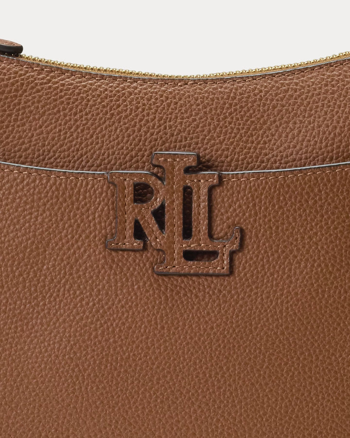Ralph Lauren Pebbled Leather Large Cameryn Crossbody
