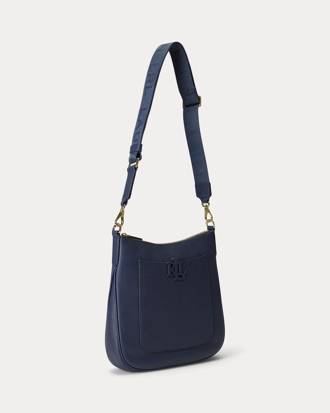 Ralph Lauren Pebbled Leather Large Cameryn Crossbody