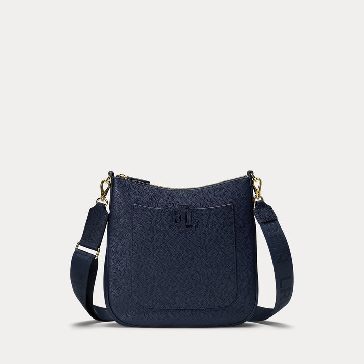 Ralph Lauren Pebbled Leather Large Cameryn Crossbody