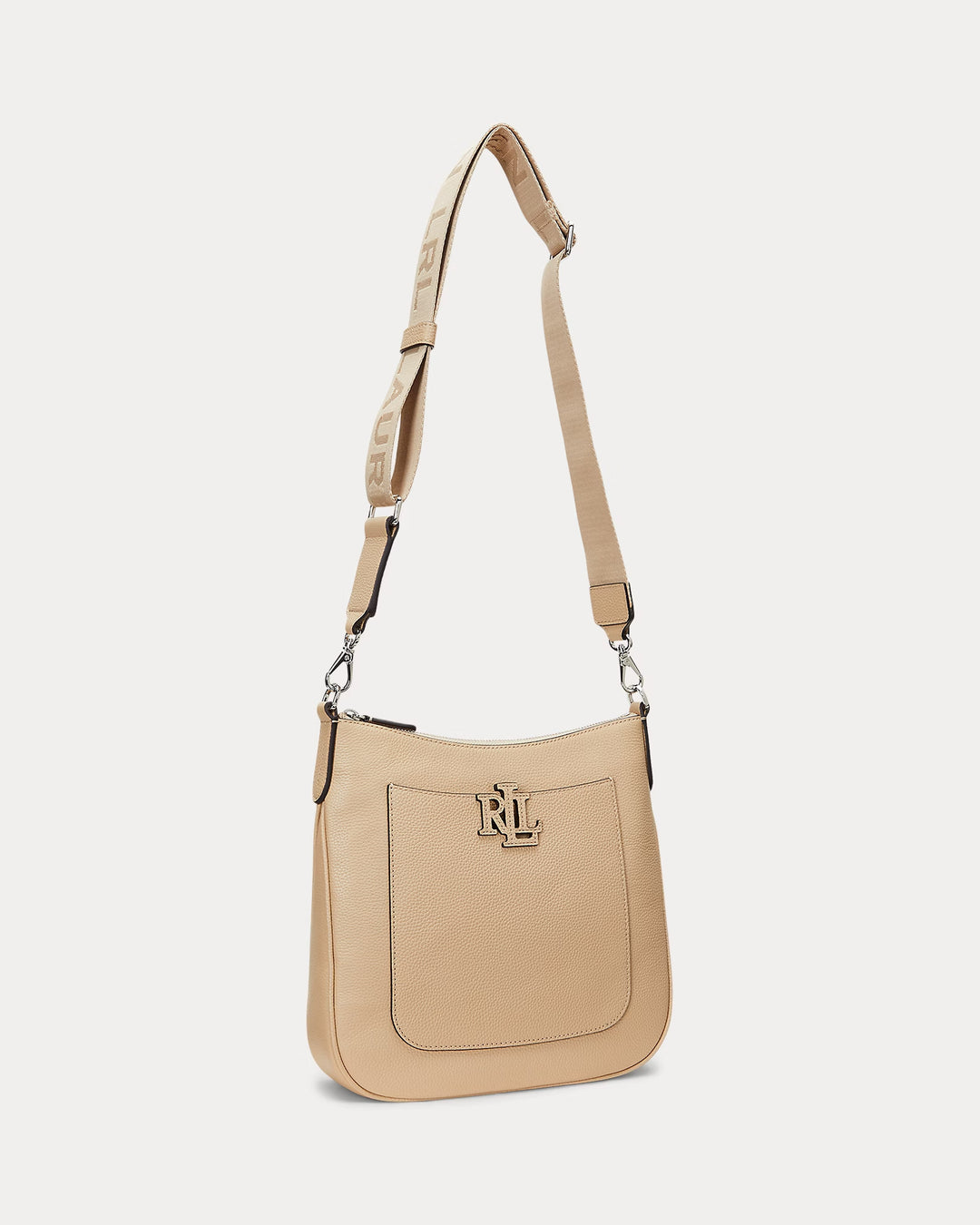 Ralph Lauren Pebbled Leather Large Cameryn Crossbody