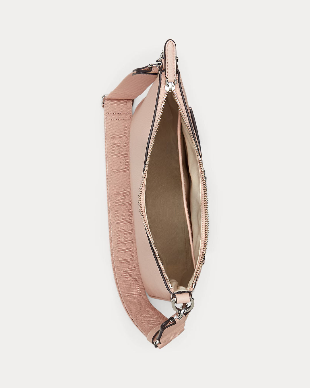 Ralph Lauren Pebbled Leather Large Cameryn Crossbody