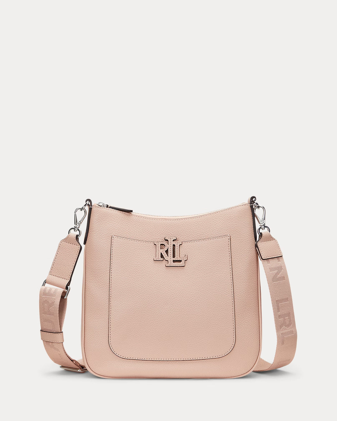 Ralph Lauren Pebbled Leather Large Cameryn Crossbody