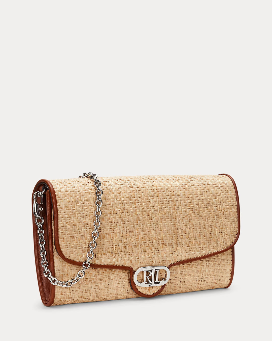 Ralph Lauren Raffia Medium Adair Crossbody