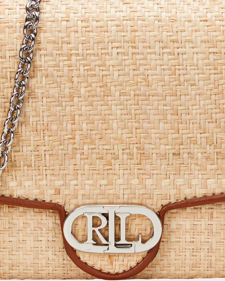 Ralph Lauren Raffia Medium Adair Crossbody