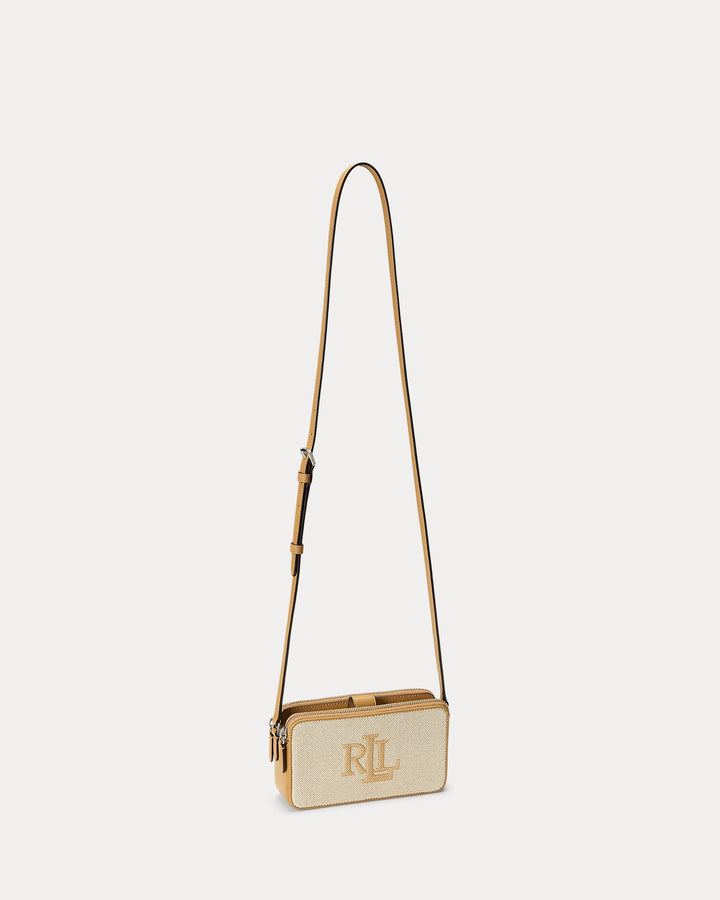 Ralph Lauren Canvas Medium Witley Crossbody Wallet