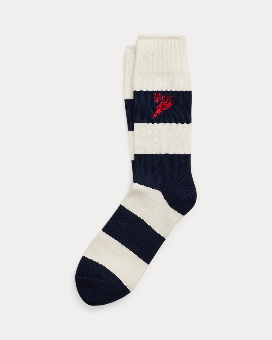 Ralph Lauren Rugby-Stripe Cotton-Blend Crew Socks