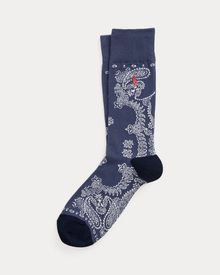 Ralph Lauren Bandanna-Motif Trouser Socks