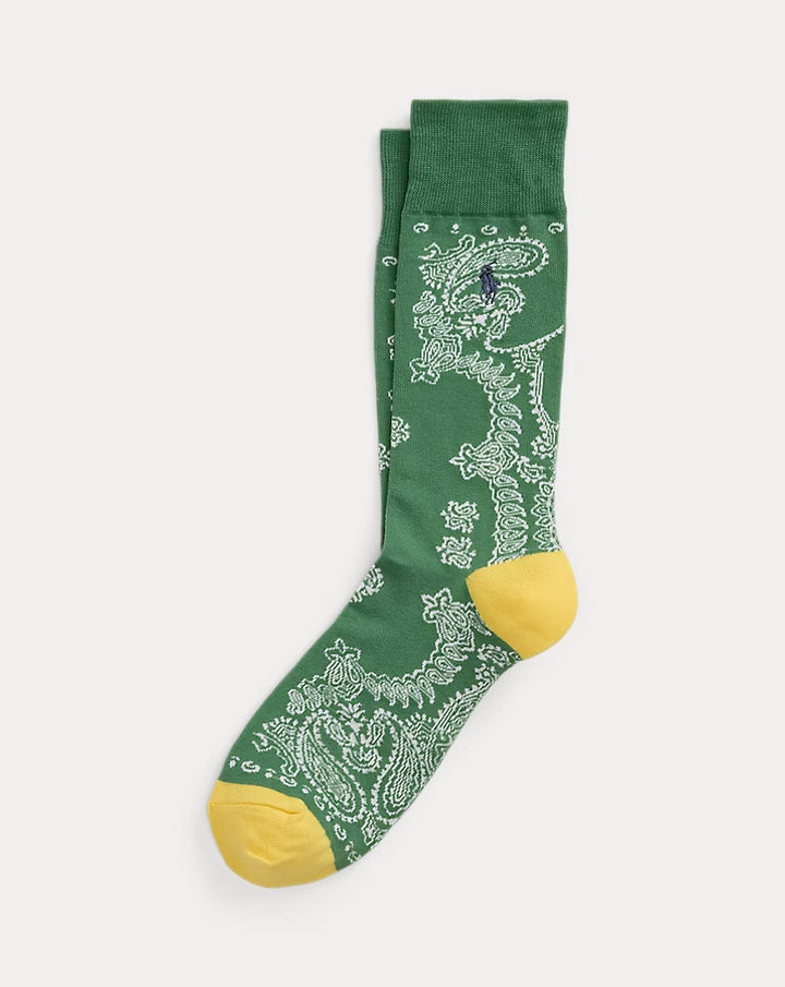 Ralph Lauren Bandanna-Motif Trouser Socks