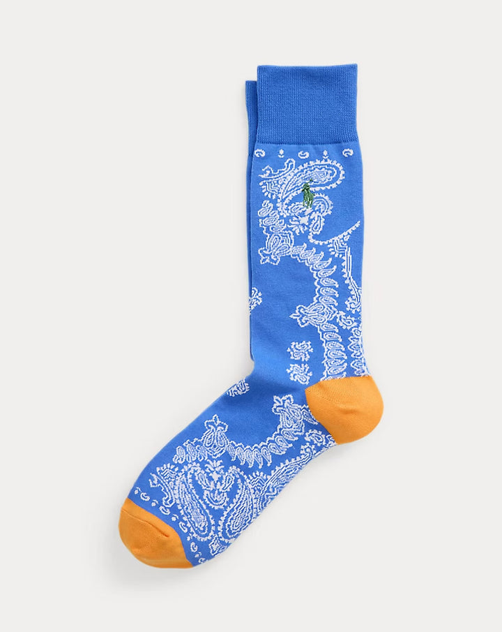 Ralph Lauren Bandanna-Motif Trouser Socks